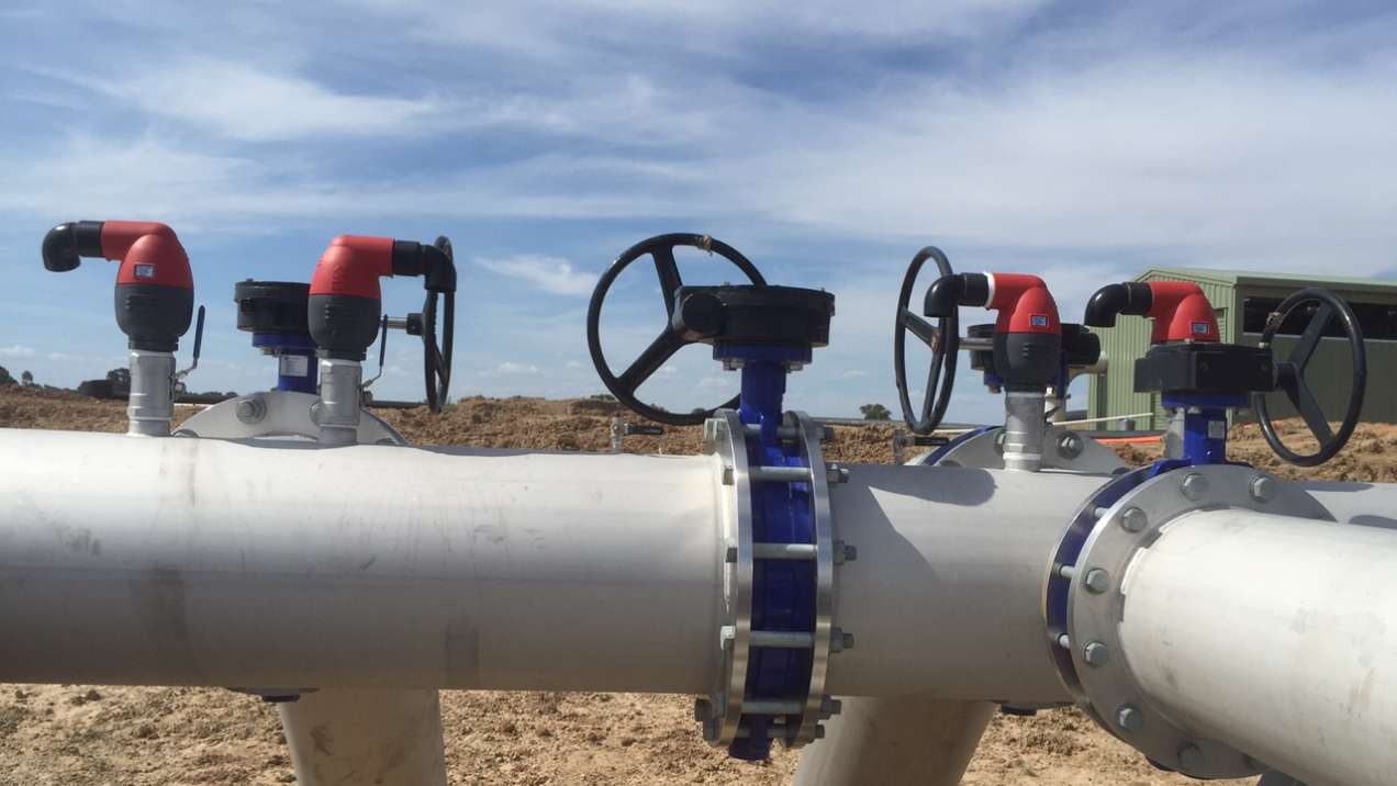 Typical Air Release Valves in a Pipeline