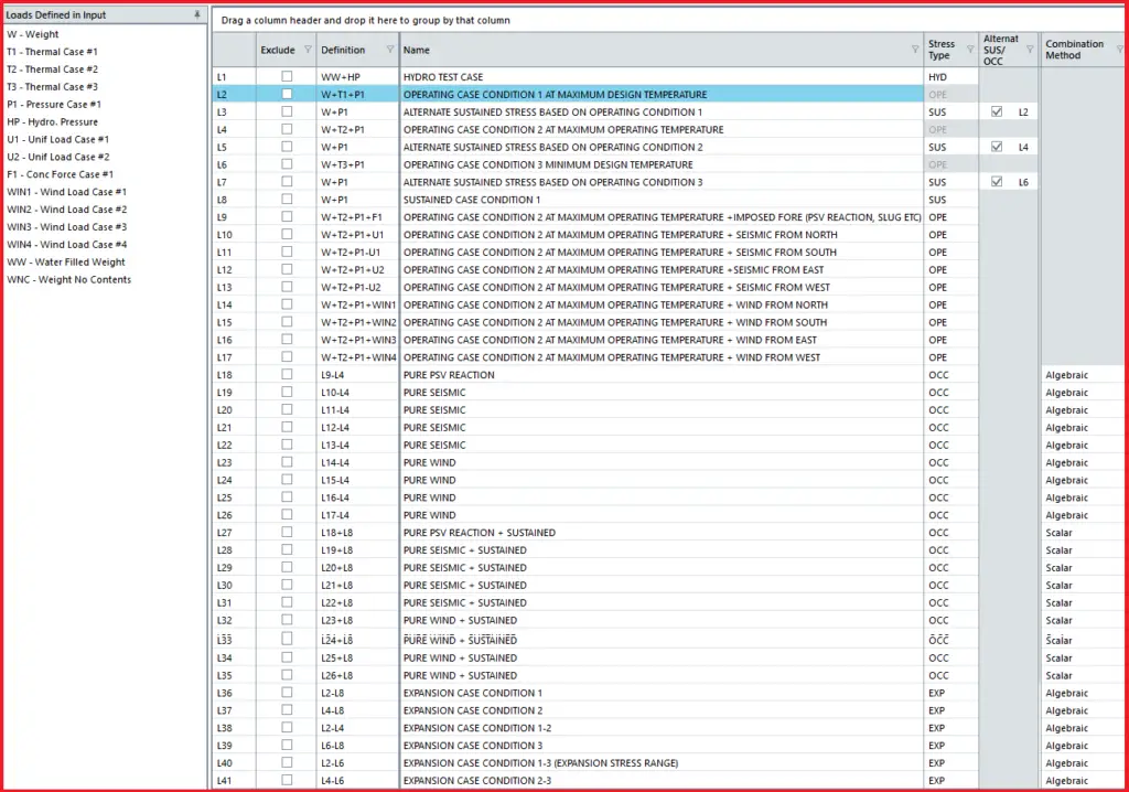 Free Webinar on Pipe Stress Analysis Load Case Creation in Caesar II