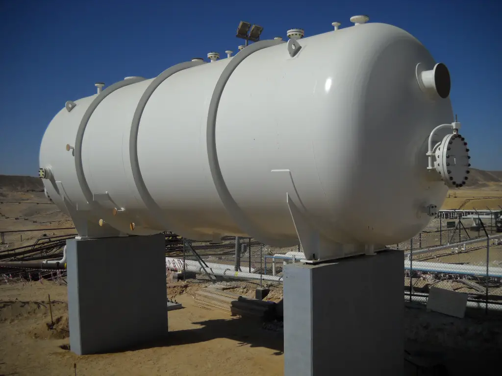 Typical Pressure Vessel for a Process Plant