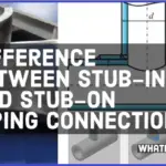 Difference between Stub-in and Stub-on Piping Connection