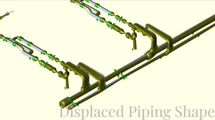 Sample Piping Displacement during FIV