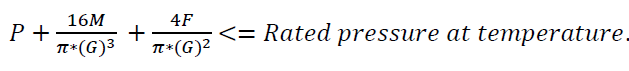 Equation for Equivalent Pressure Flange Leakage Analysis