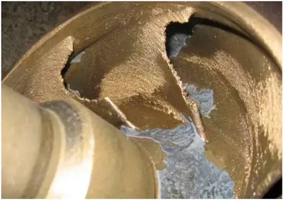 Impact of Cavitation on Pump Impeller