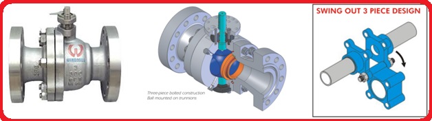 Multi-piece Ball valve Design