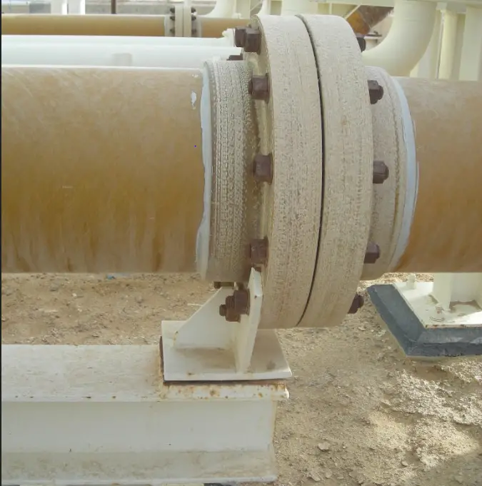 Flange Support on GRE Pipe