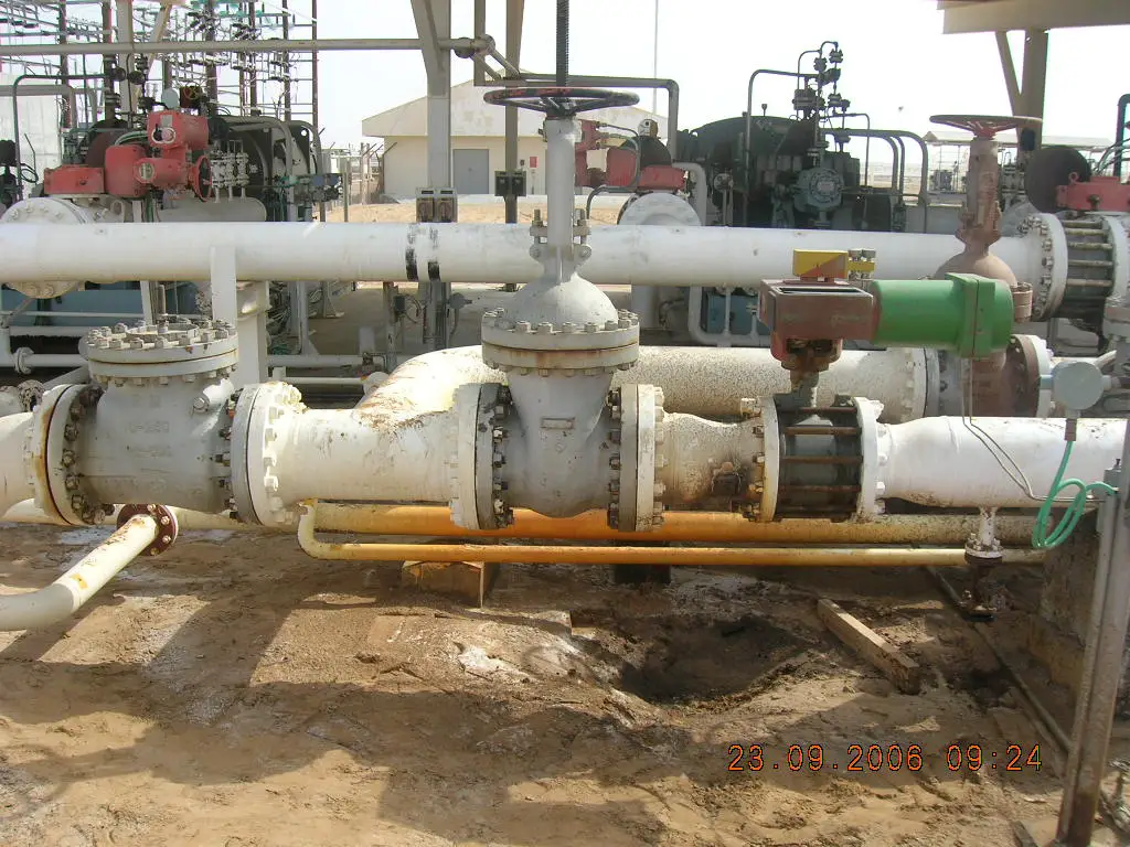 Valves in a Piping System of Operating Plant