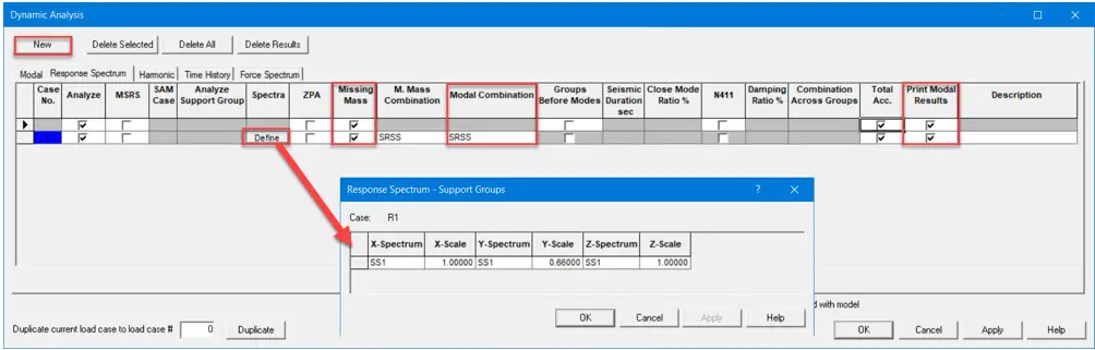 New Response Spectrum Generation