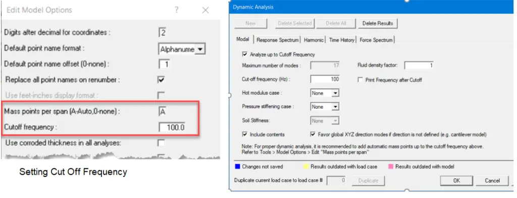 Response Spectrum Analysis Steps in AutoPipe