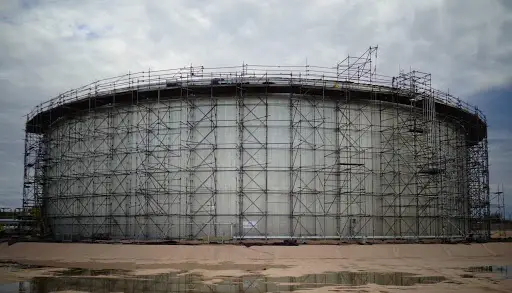 Scaffolding for Tank Construction and Erection