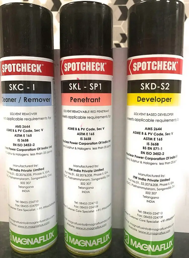 Dye Penetrant Test Kit