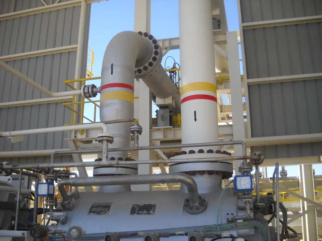 Typical Centrifugal Compressor Suction and Discharge Line