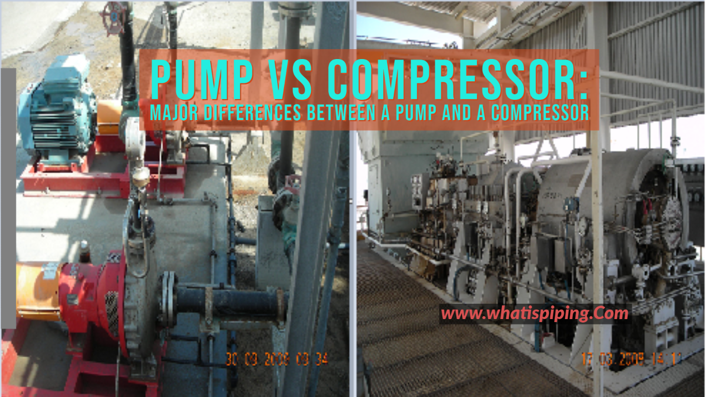 What are the Differences Between a Pump and a Compressor? Pumps vs Compressors (PDF)