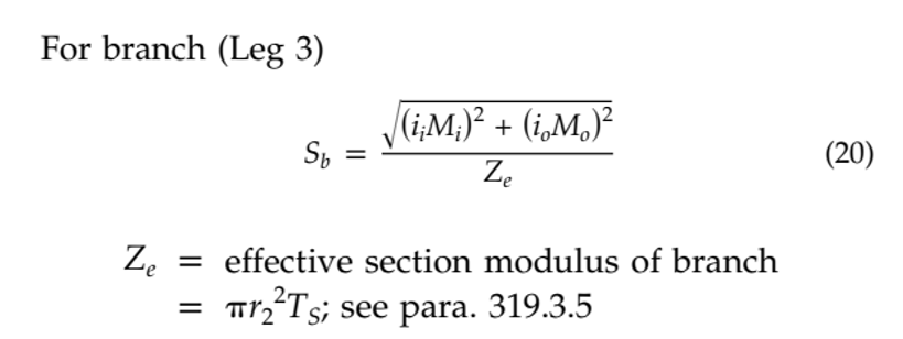 Effective Section Modulus formula
