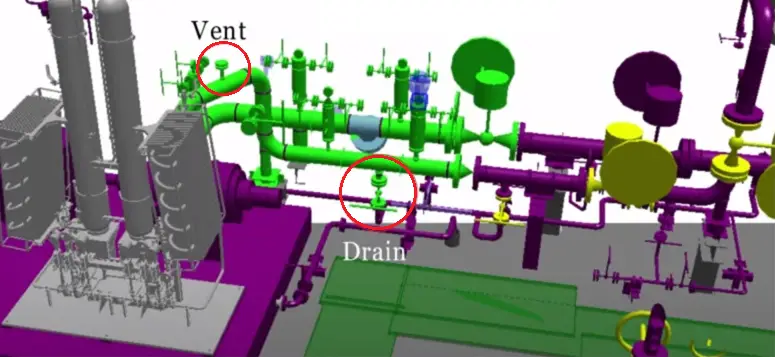 Vent and Drain Connections