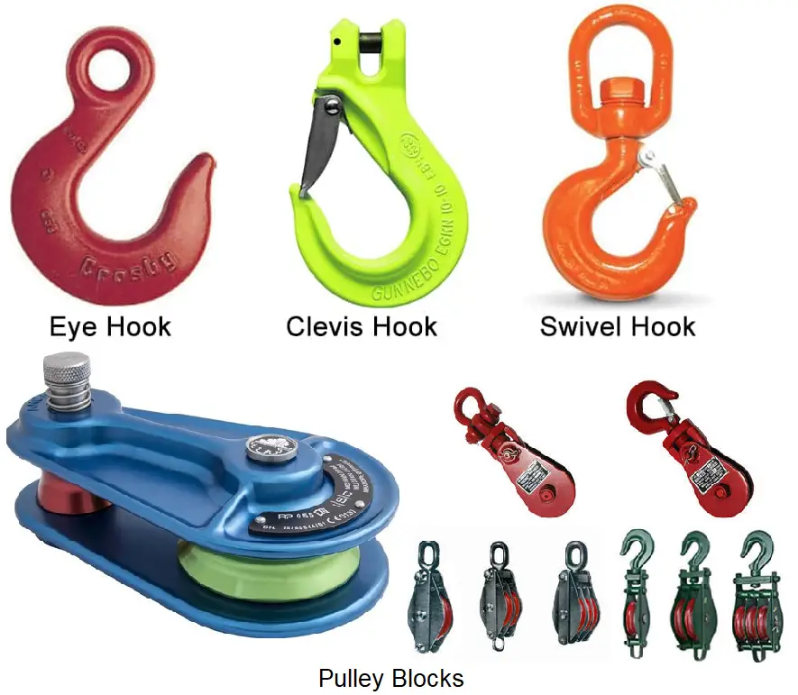 Rigging Equipment-Hooks and Pulley Blocks