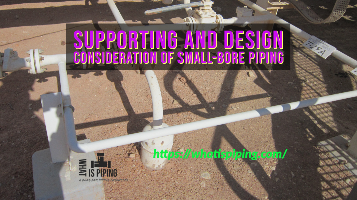 Supporting and Design Consideration of Small-bore Piping