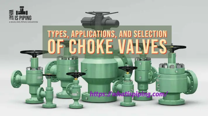 Types, Applications, and Selection of Choke Valves