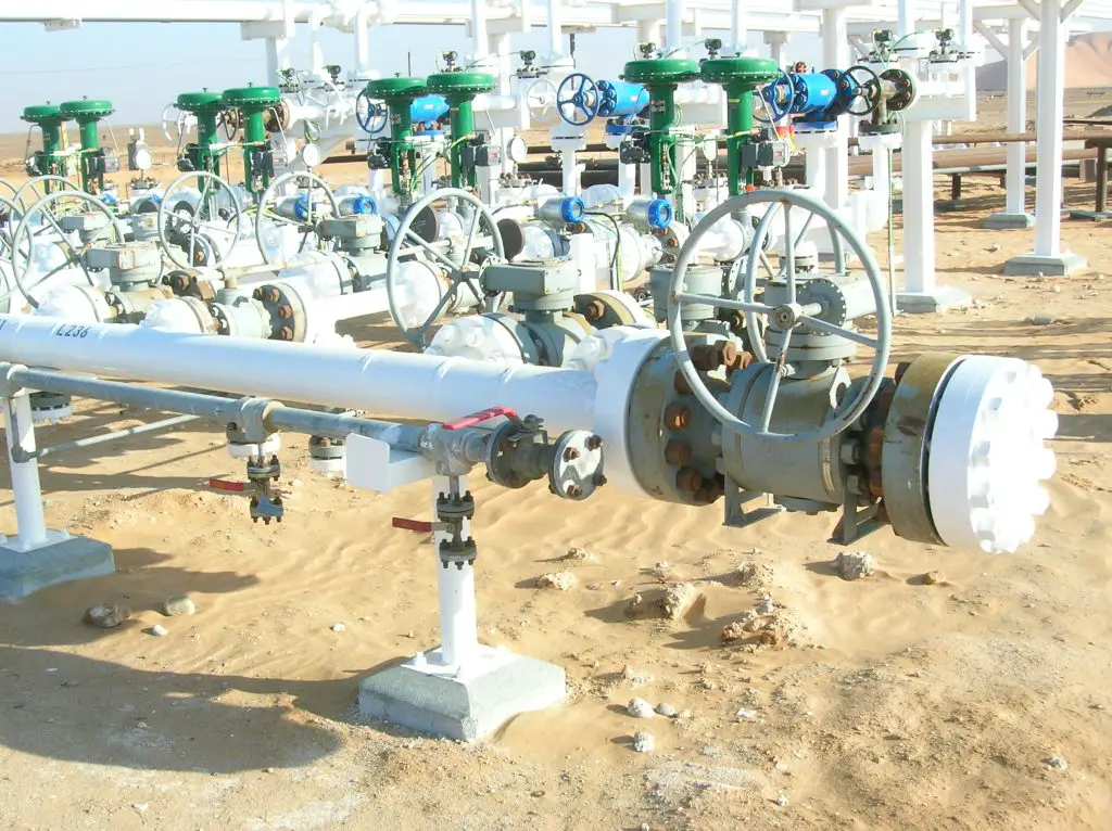Typical Water Injection Piping Manifold