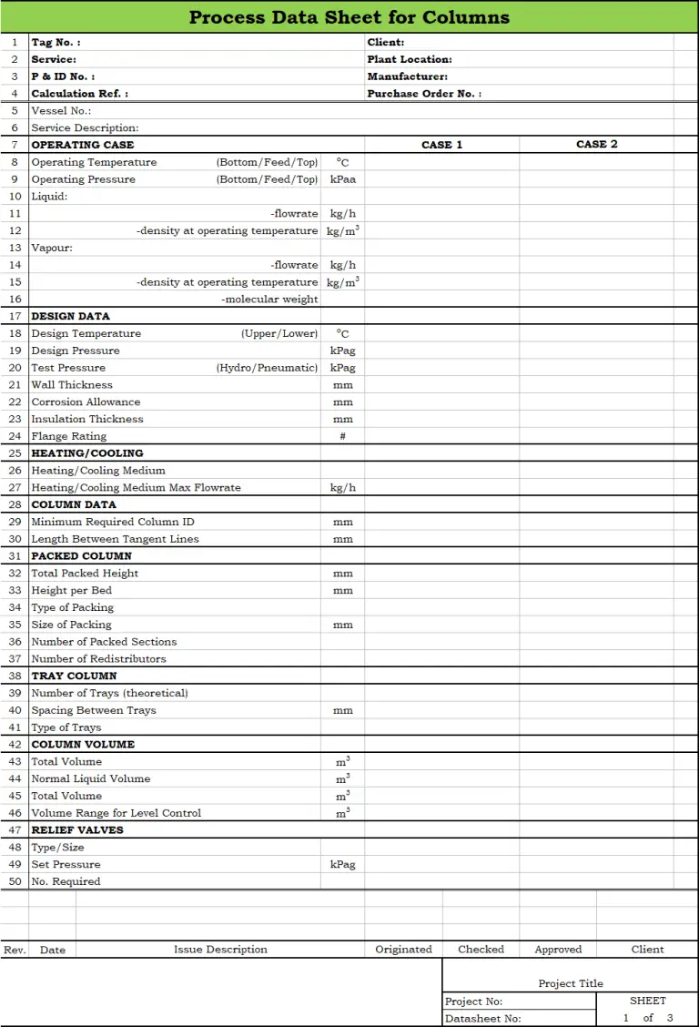 What is a Process Datasheet? A Comprehensive Guide to Process ...