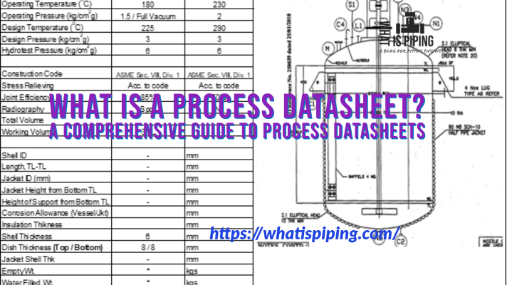 What is a Process Datasheet