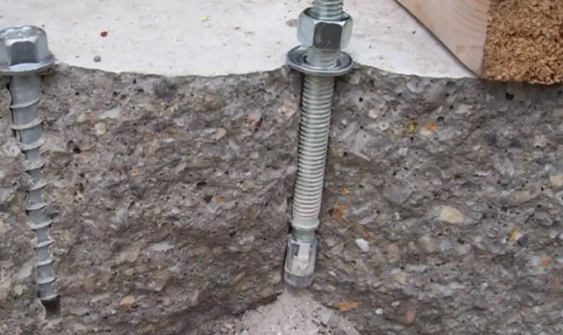 Typical Example showing Applications of Concrete Anchors