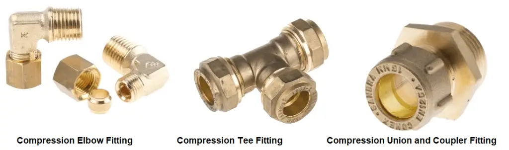 Types of Compression Fittings