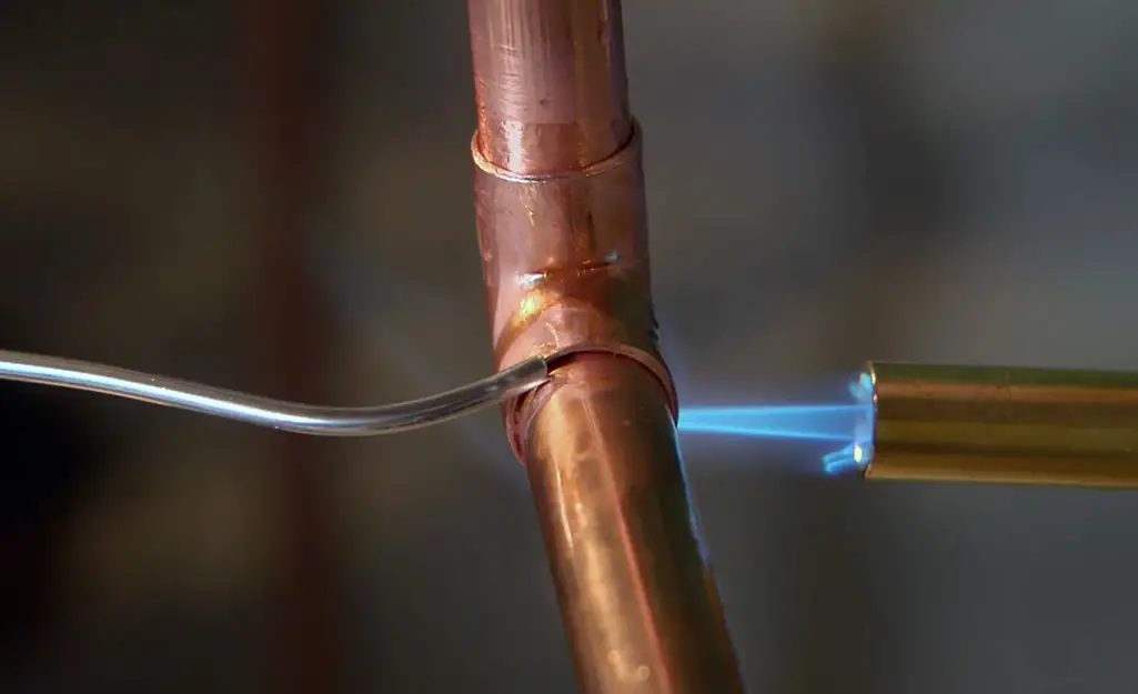 Copper Pipe Repair by Soldering