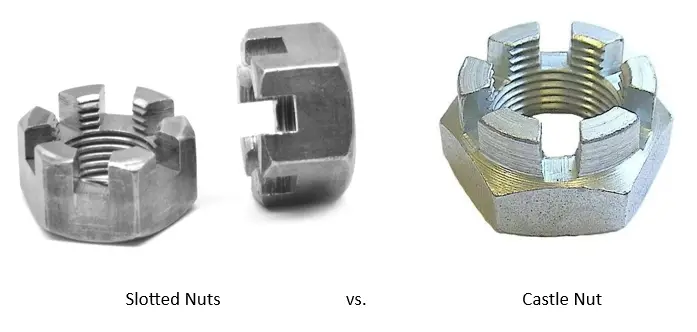Slotted Nut vs. Castle Nut