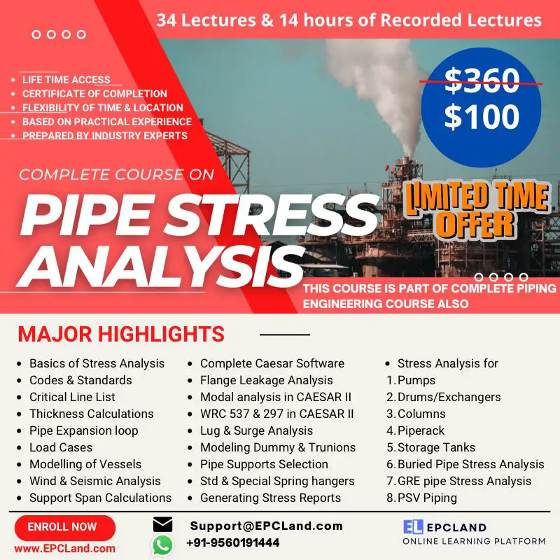 Pipe Stress Analysis Course