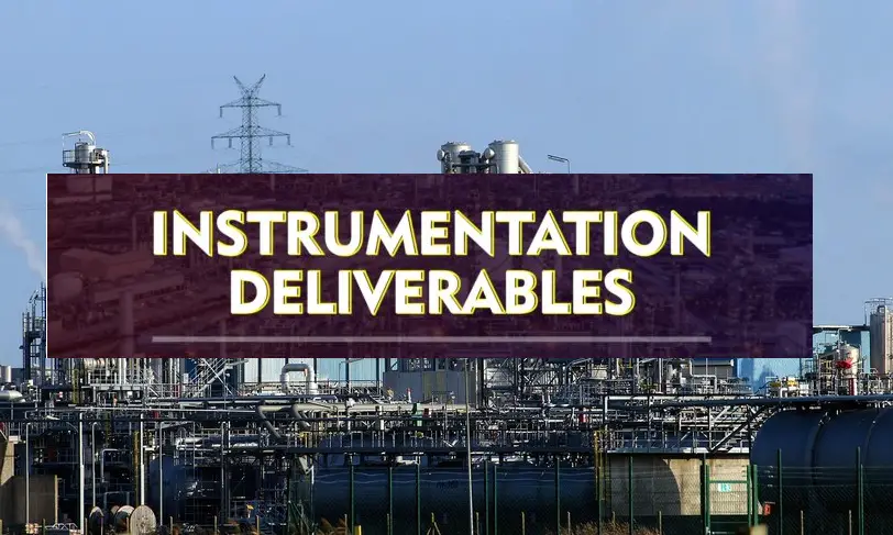 Instrumentation Engineering Deliverables