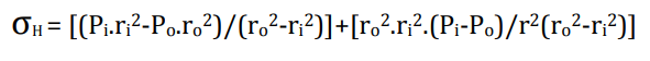 Lame’s hoop stress equation