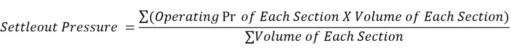 Equation to calculate Settle-out Pressure for Multi Stage Compressor